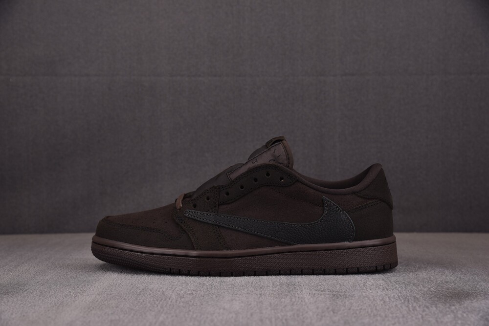 TRAVIS SCOTT X AIR JORDAN 1 LOW OG SP VELVET BROWN