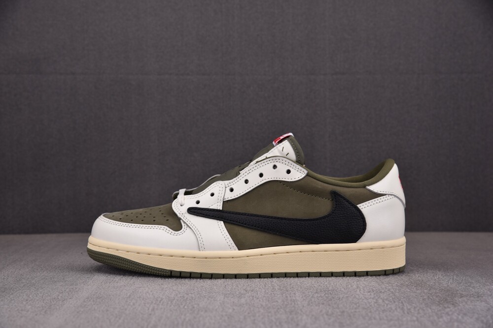 TRAVIS SCOTT X AIR JORDAN 1 LOW OG SP REVERSE OLIVE