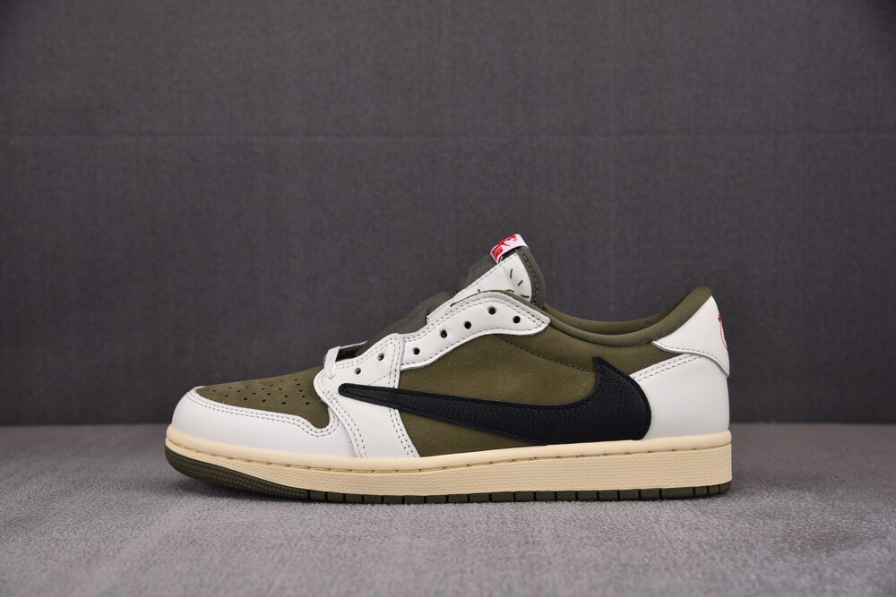 TRAVIS SCOTT X AIR JORDAN 1 LOW OG SP REVERSE OLIVE