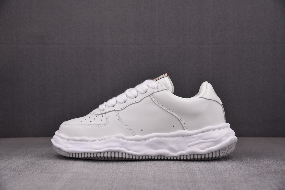 Maison Mihara Yasuhiro Wayne OG Sole Leather Low-top Sneakers White