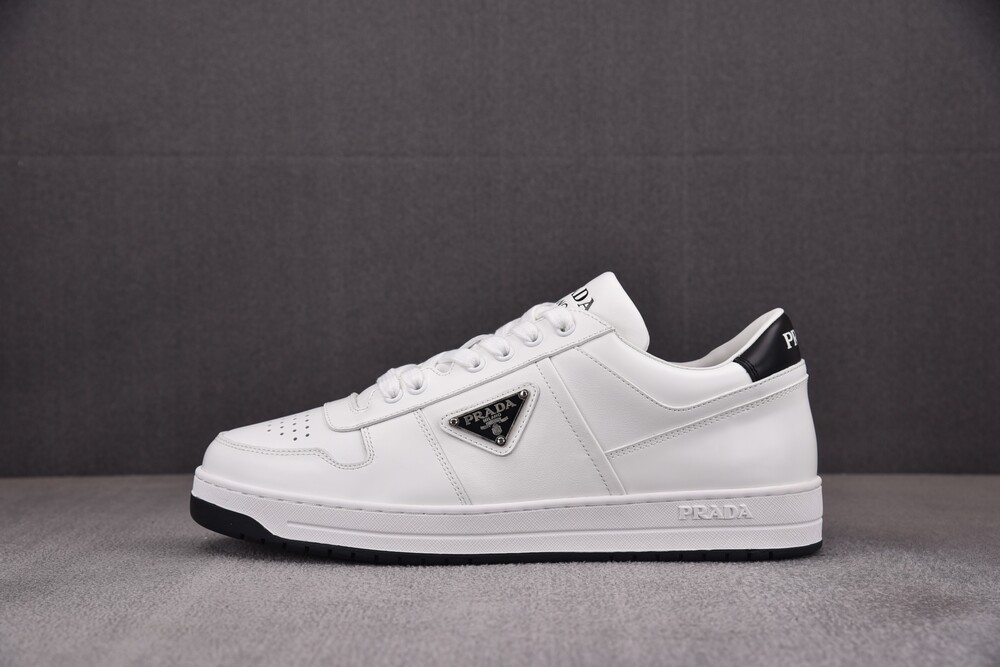 Prada Downtown Leather Sneakers