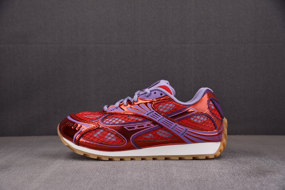 Bottega Veneta Orbit Sneaker wine red