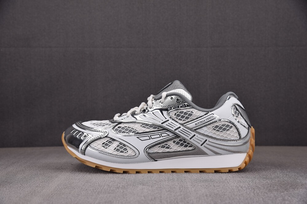 Bottega Veneta Orbit Sneaker Silver White