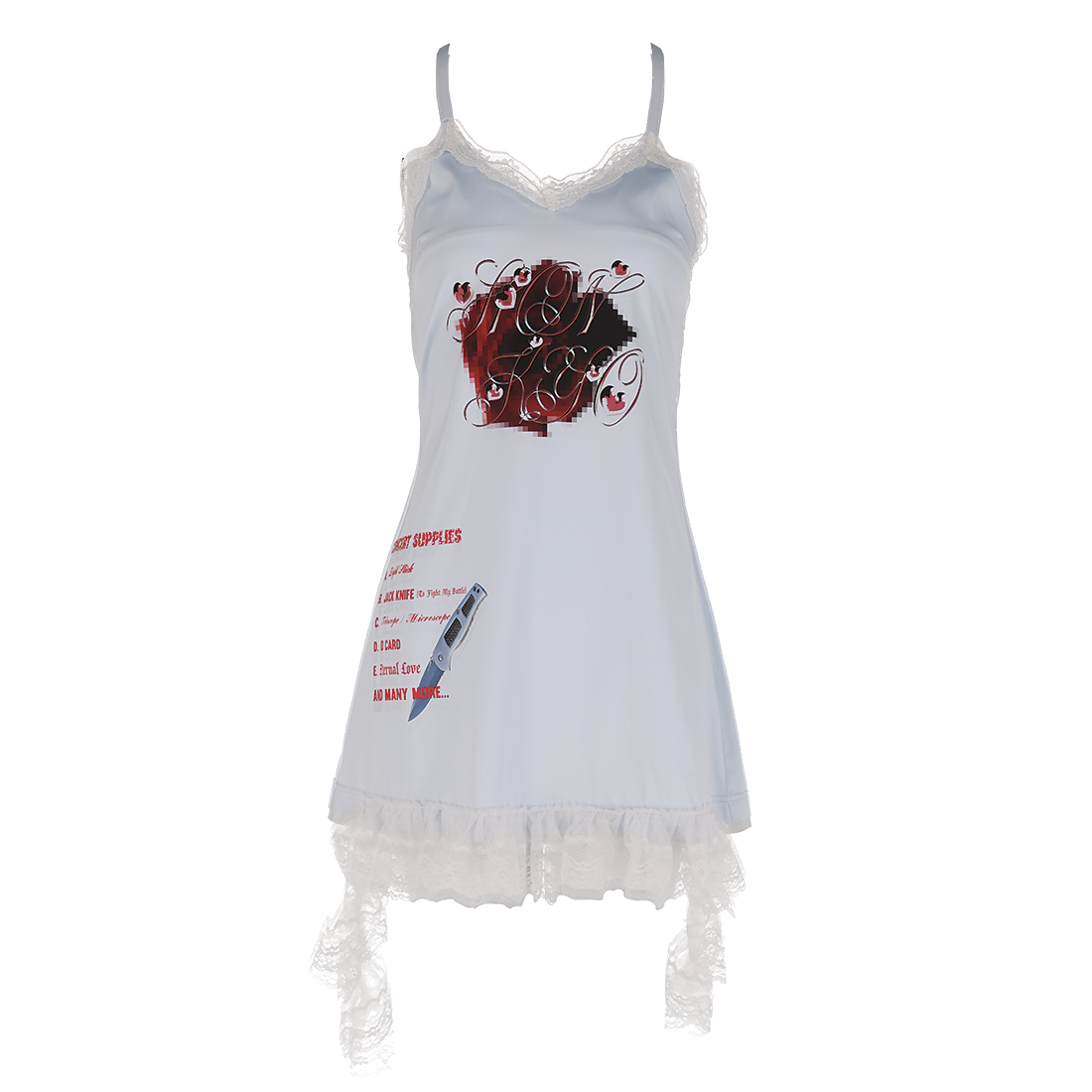 [Honkyo] Concert Supply Rose Slip Dress /追跡付 Signature Slip Dress (Pink Meadow) - Stolen Studios x Onarin
