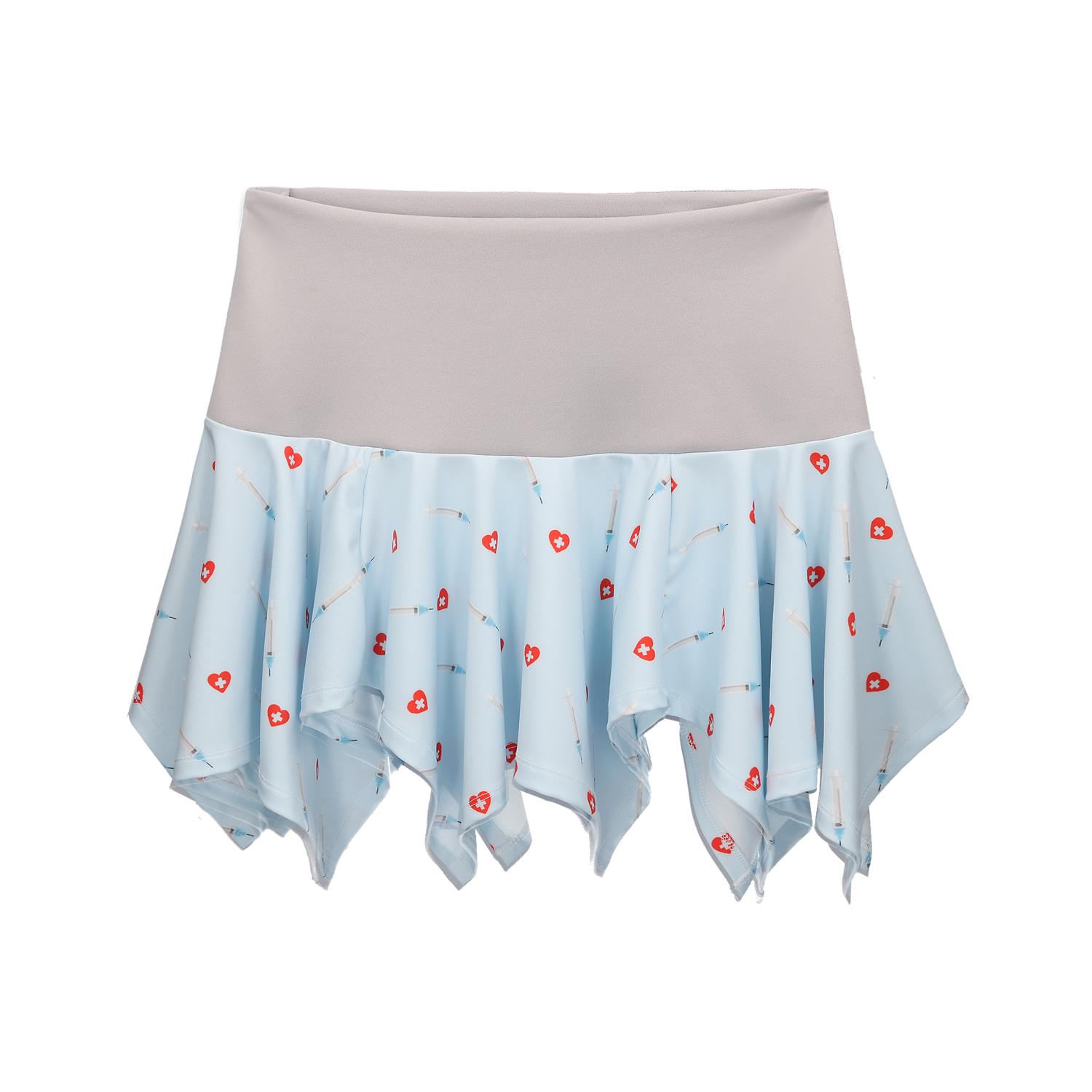 【HONKYO】 Injection Draped Skirt Injection Draped Skirt