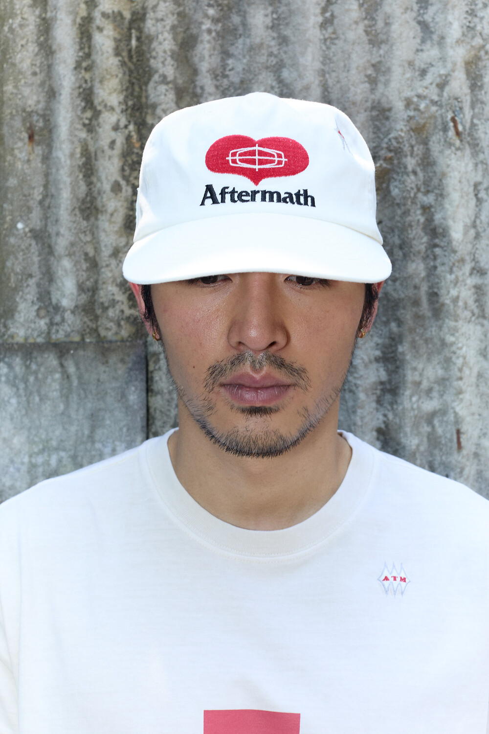 ATM LOVE 5PANNEL BALL CAP (OFF WHITE)