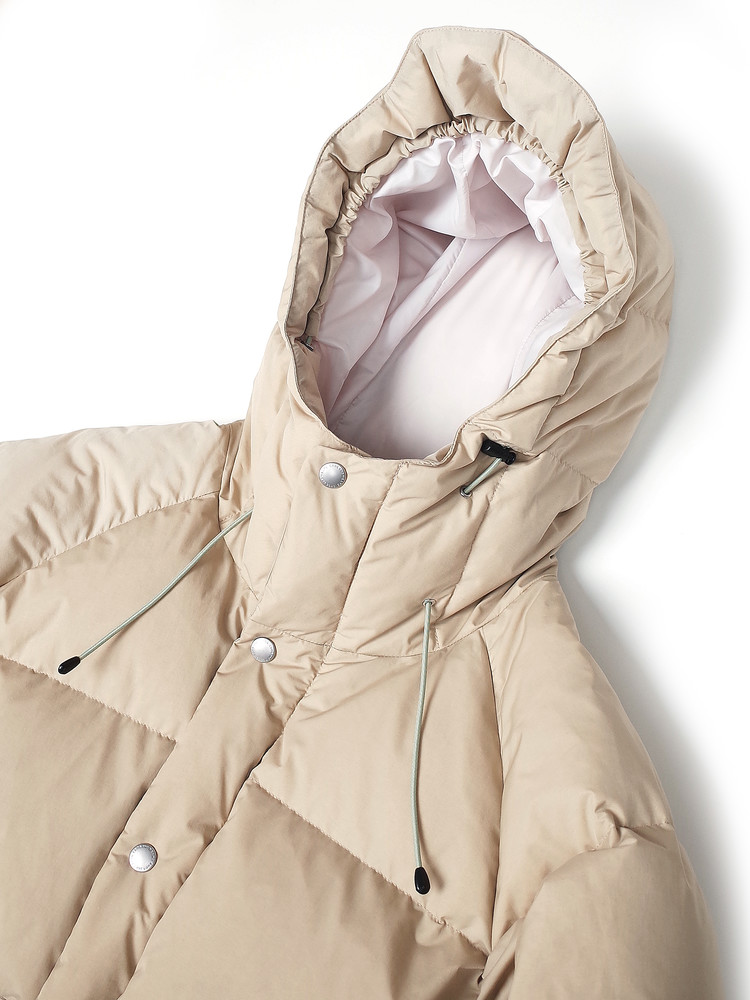 ENDS and MEANS Down jacket light beige