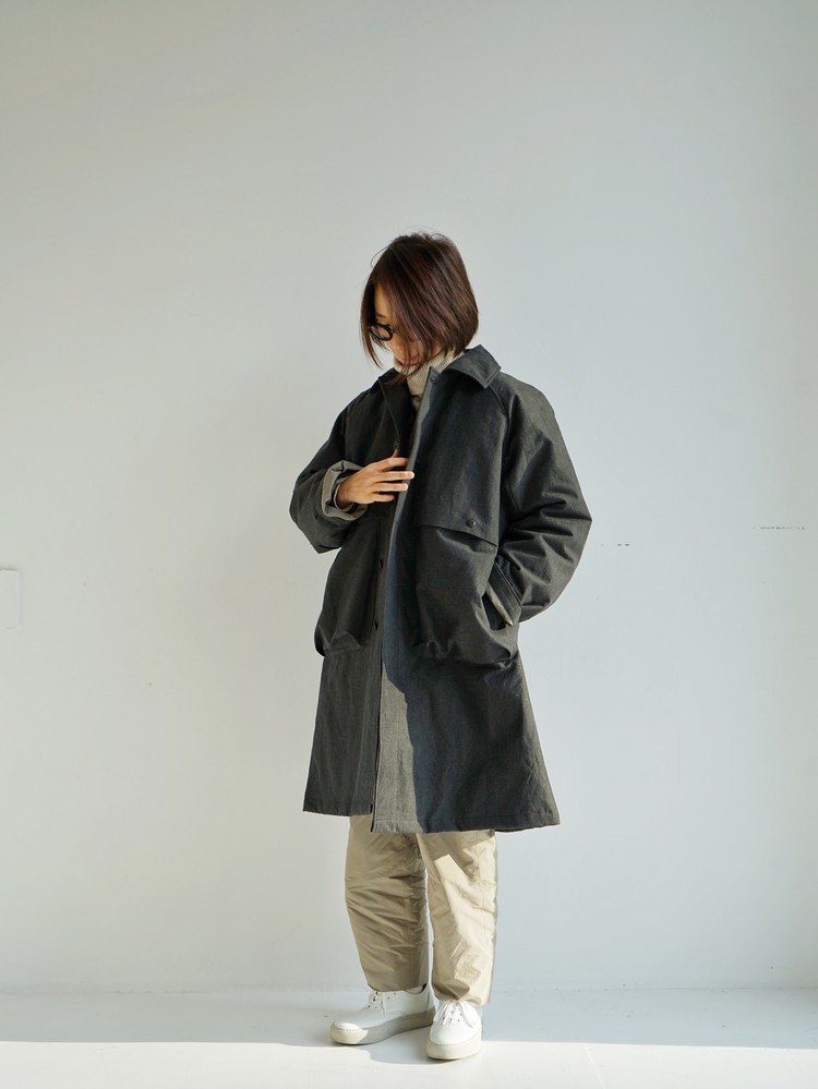 ジャケット・アウター ENDS and MEANS journalist coat 2022AW ENDS and MEANS】2022AW JOURNALIST COAT - Black Brown -