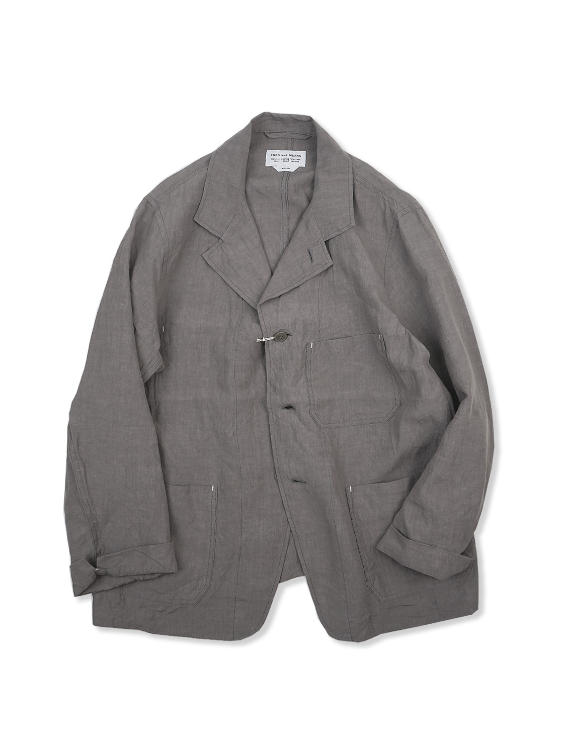ENDS and MEANS Work jacket (gray)