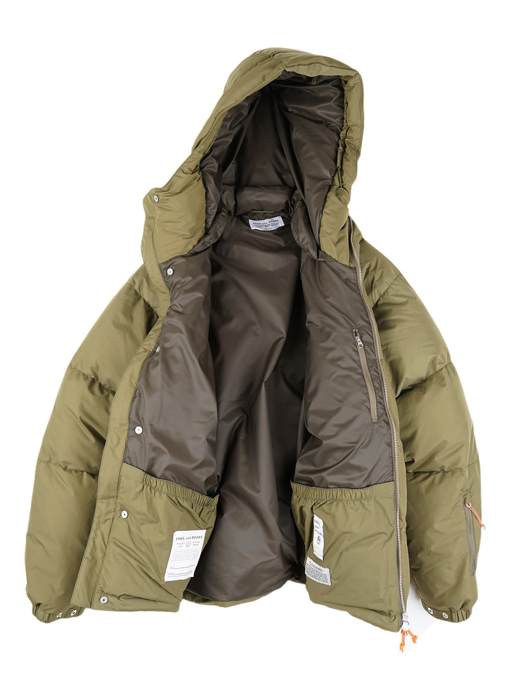 ENDS and MEANS Down jacket khaki