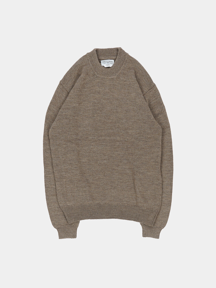 Crew Neck Knit (merino wool 2color)
