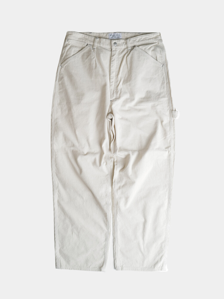 パンツ ENDS and MEANS Waffle Cord Painter Pants ENDS and MEANS】 2024AW Waffle Painter Pants - Ivory -