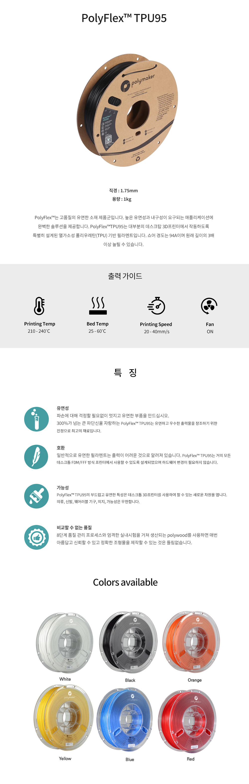 PolyFlex™ TPU95-HF