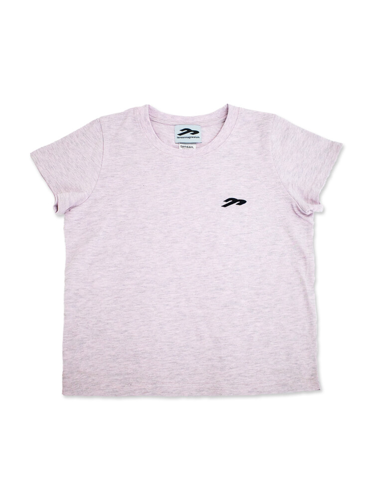 ◆TANSANMAGNESIUM Horn Applique T-Shirt/3色◆ 07.04 예약배송) Horn Applique W Tee in Light Pink
