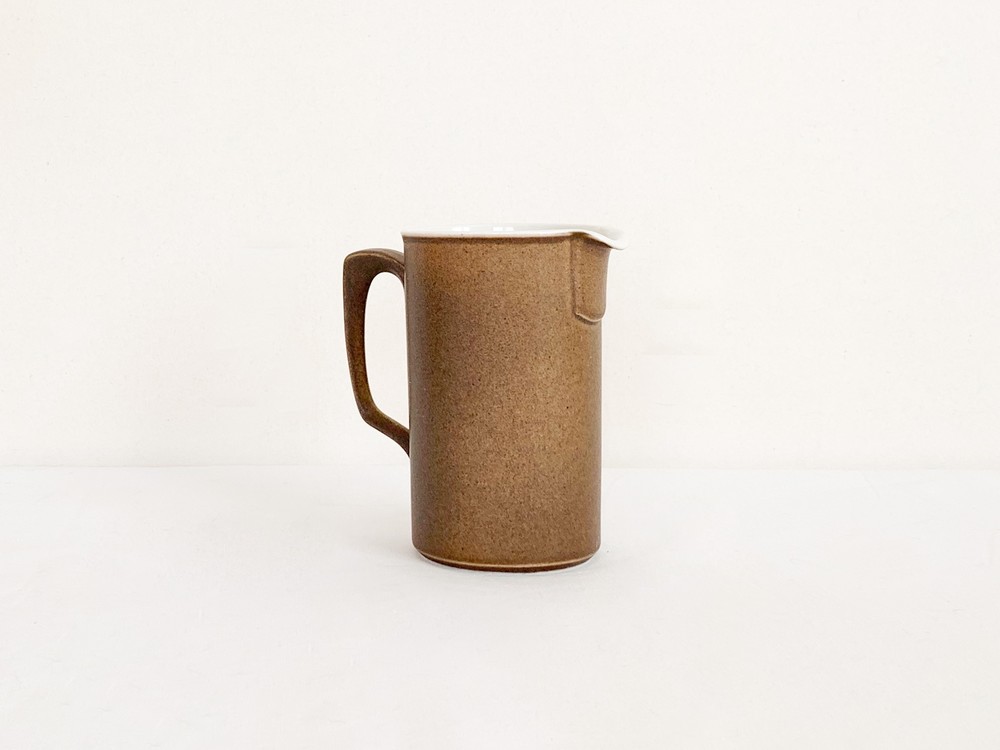 1950 branksome pottery earth brown tea set