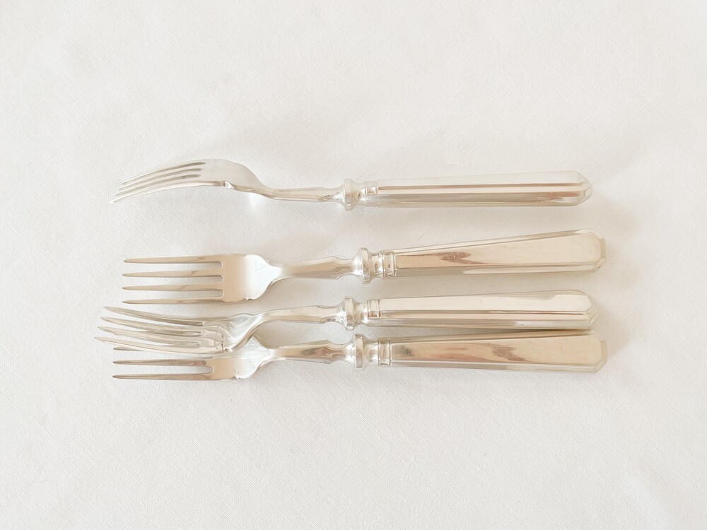 1940s harrods silver cake fork