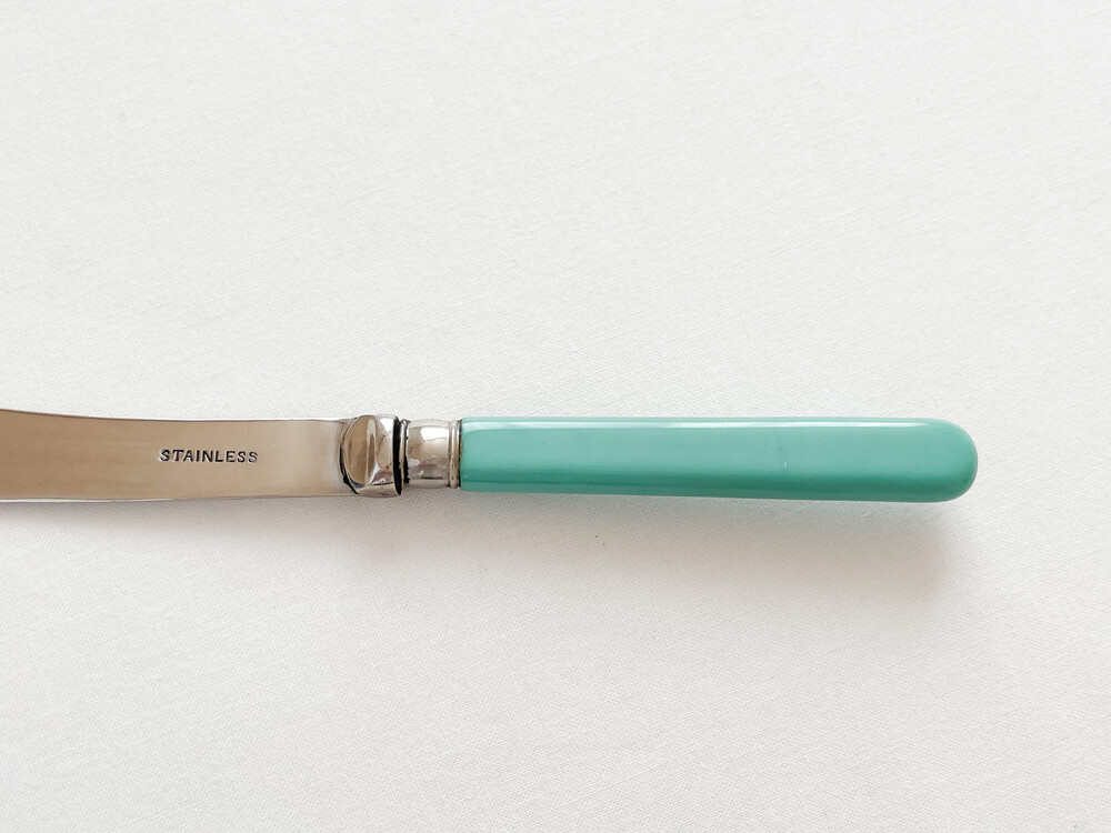 1960s royal emerald jam & butter knife
