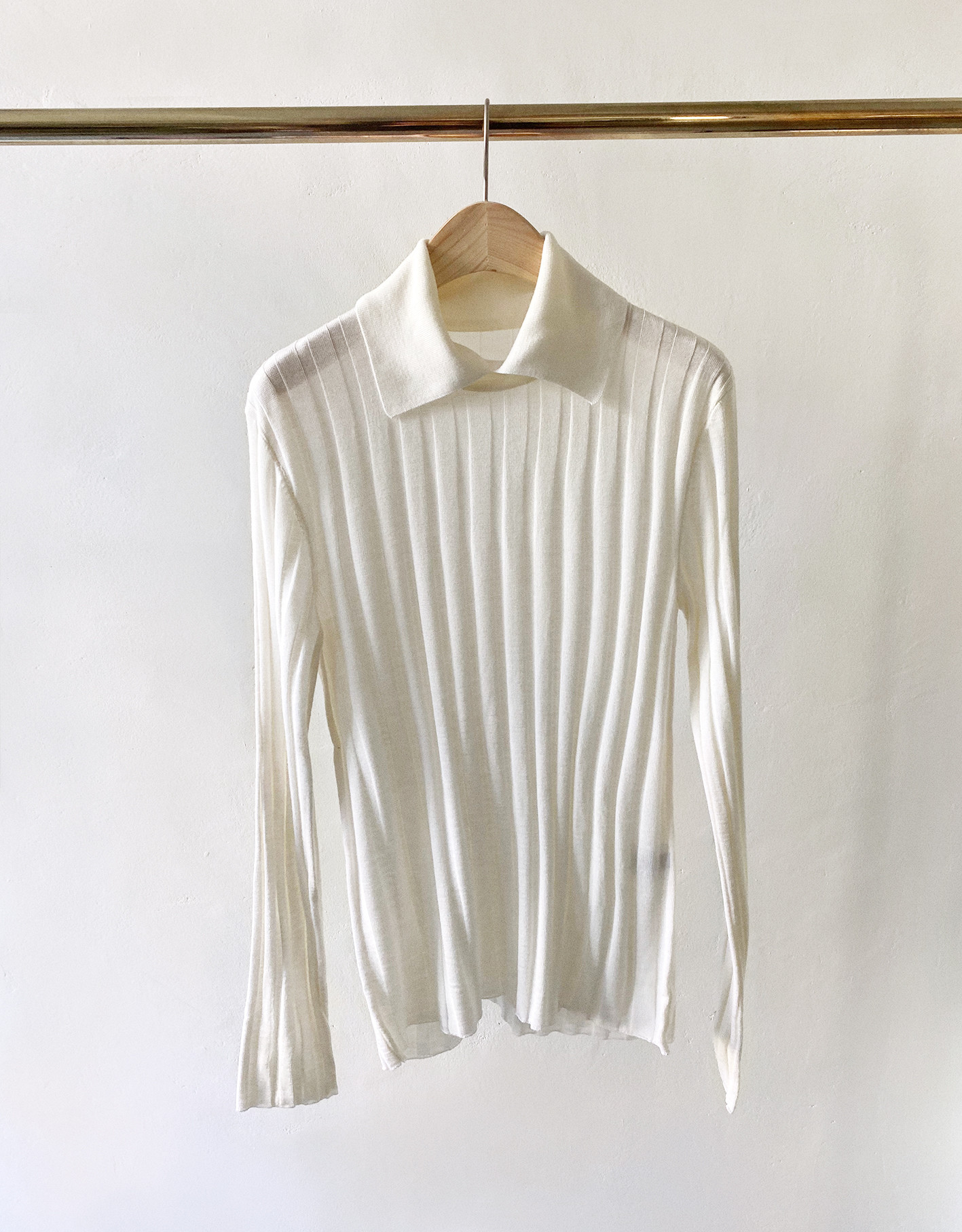 Ribbed Collar Knit (2 color)