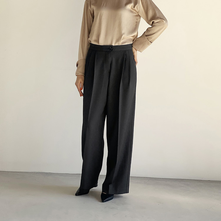 HEUGEN "George" two tuck trousers
