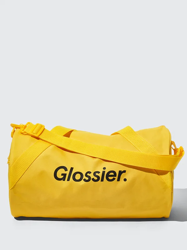 GLOSSIER Sunshine Yellow Duffel Bag 선샤인 옐로우 더플백