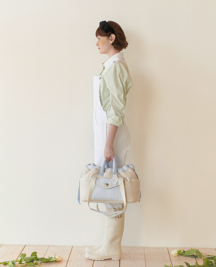 Letter bag set (beige blue)