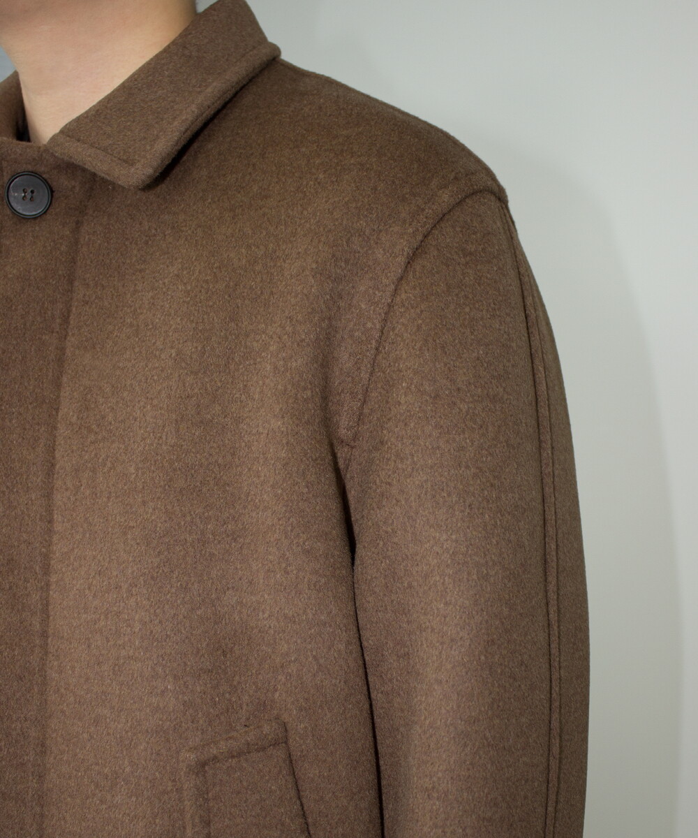 wool facel jacket (oatmeal brown)