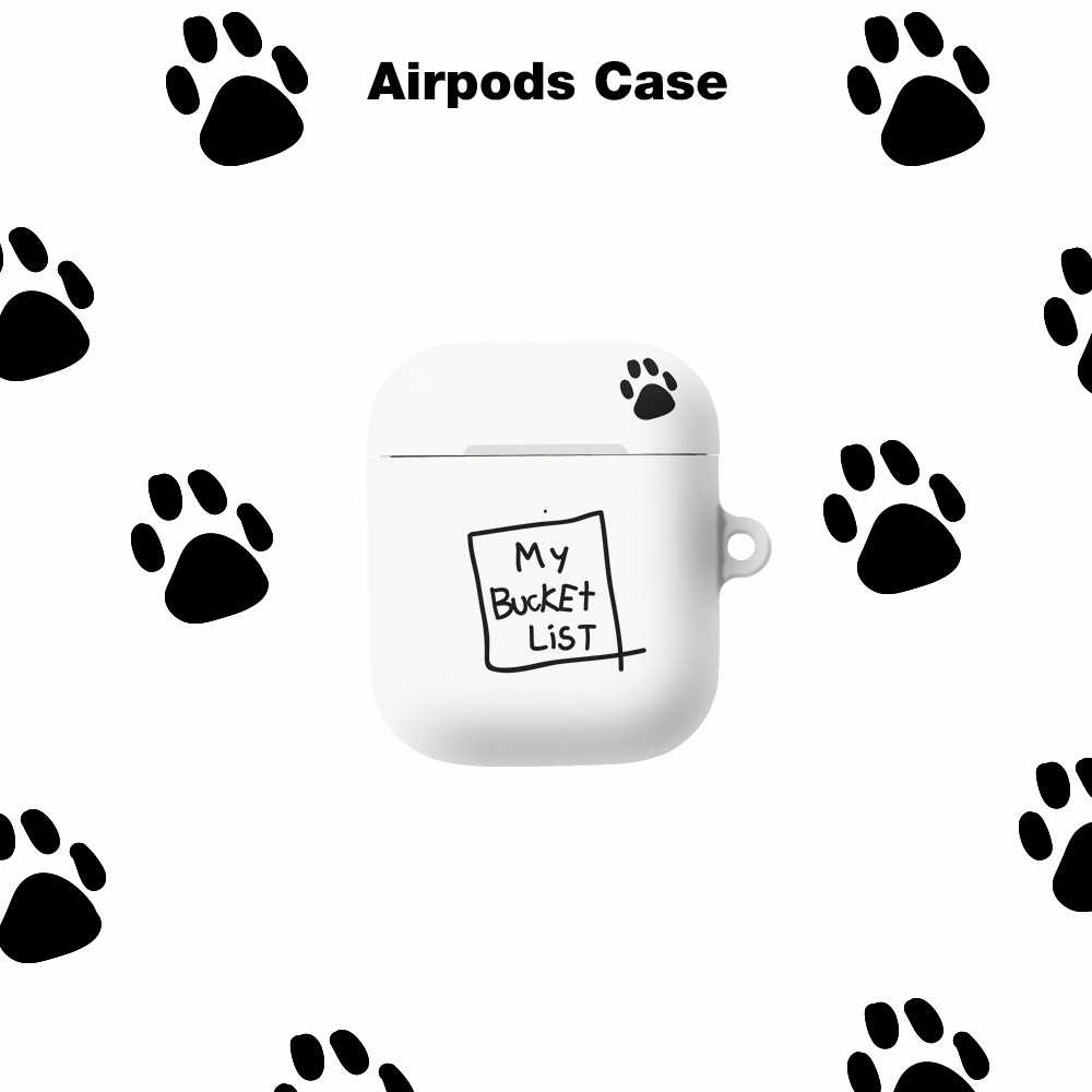 [Air pods hard Case] My Bucket List (Air pods & Air pods Pro)