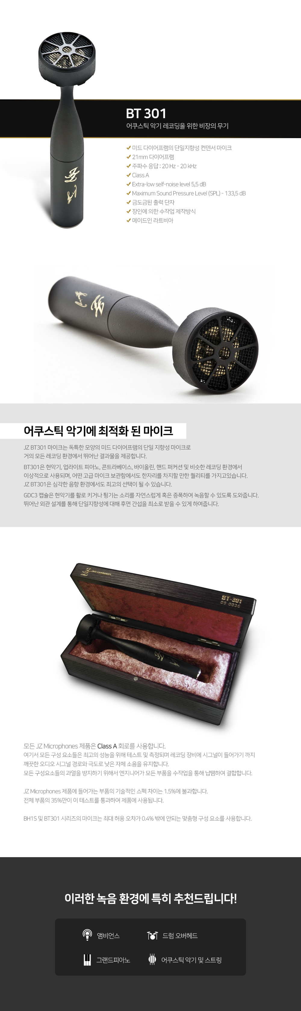 JZ Microphones BT301 / 제이지 BT301