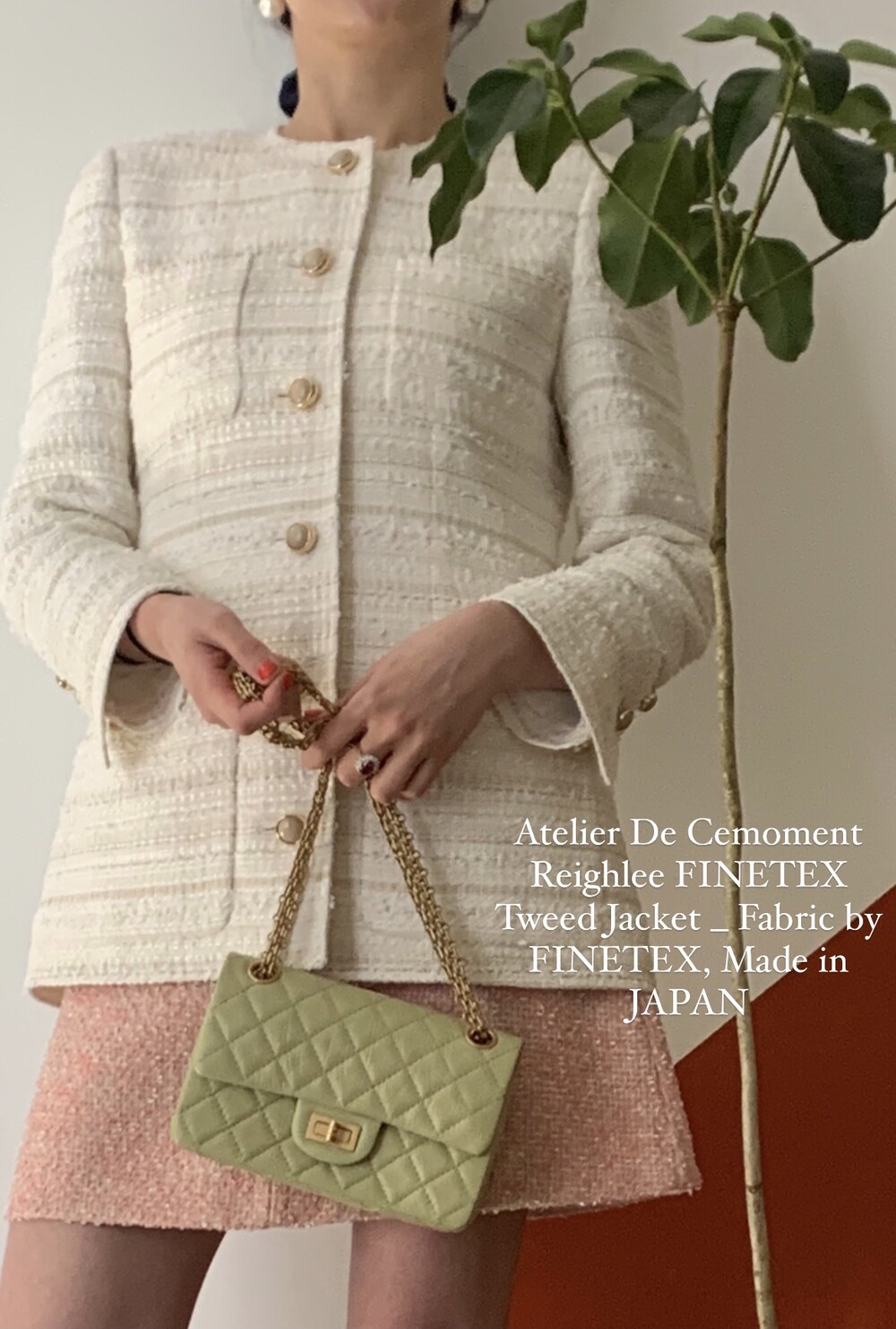 Atelier De Cemoment Reighlee FINETEX Tweed Jacket _ Fabric by FINETEX ...