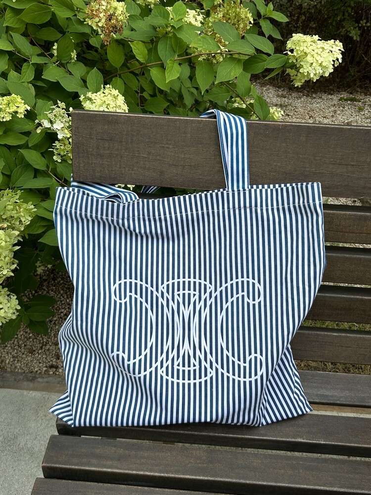 Celine Stripe Eco Bag L