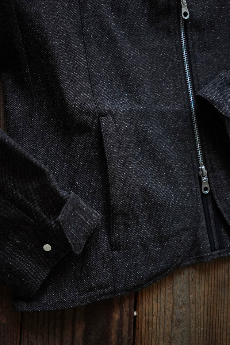 ジャケット・アウター riku umehara 25ss lame zip coat ZIP JACKET