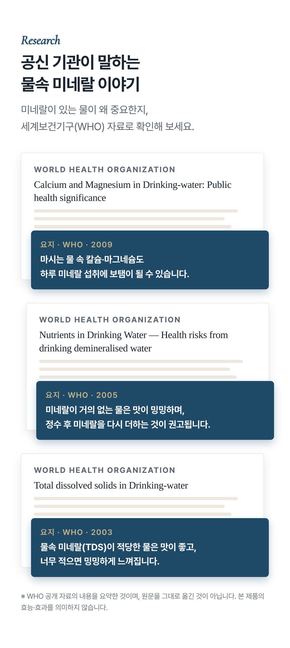 미네랄과 TDS
