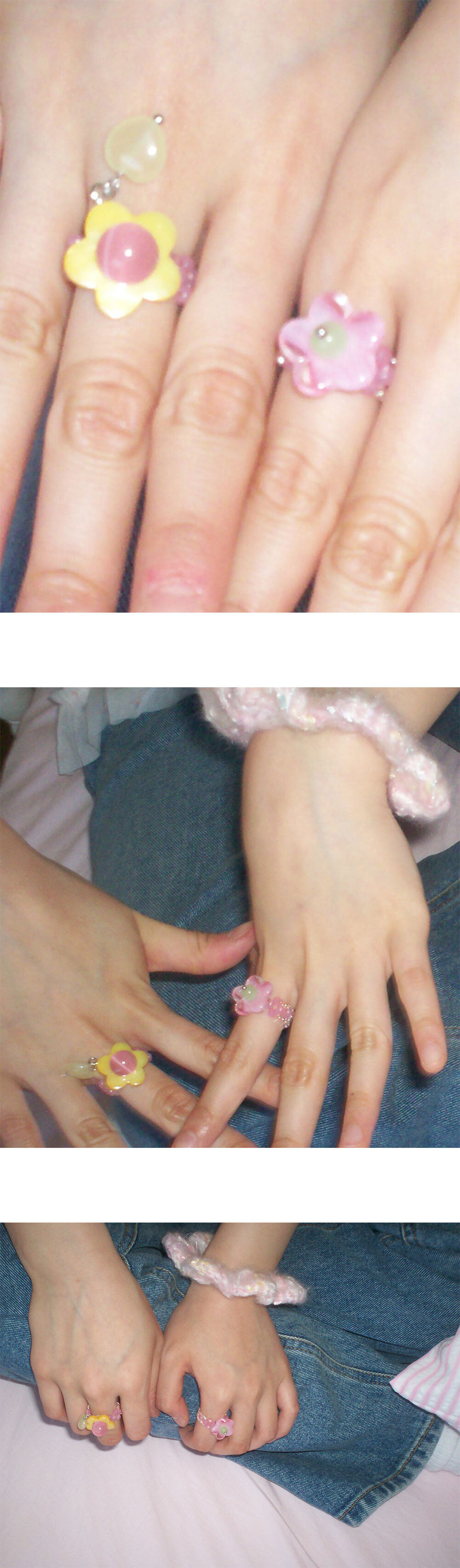 Jubiler Beads Ring (Pink)