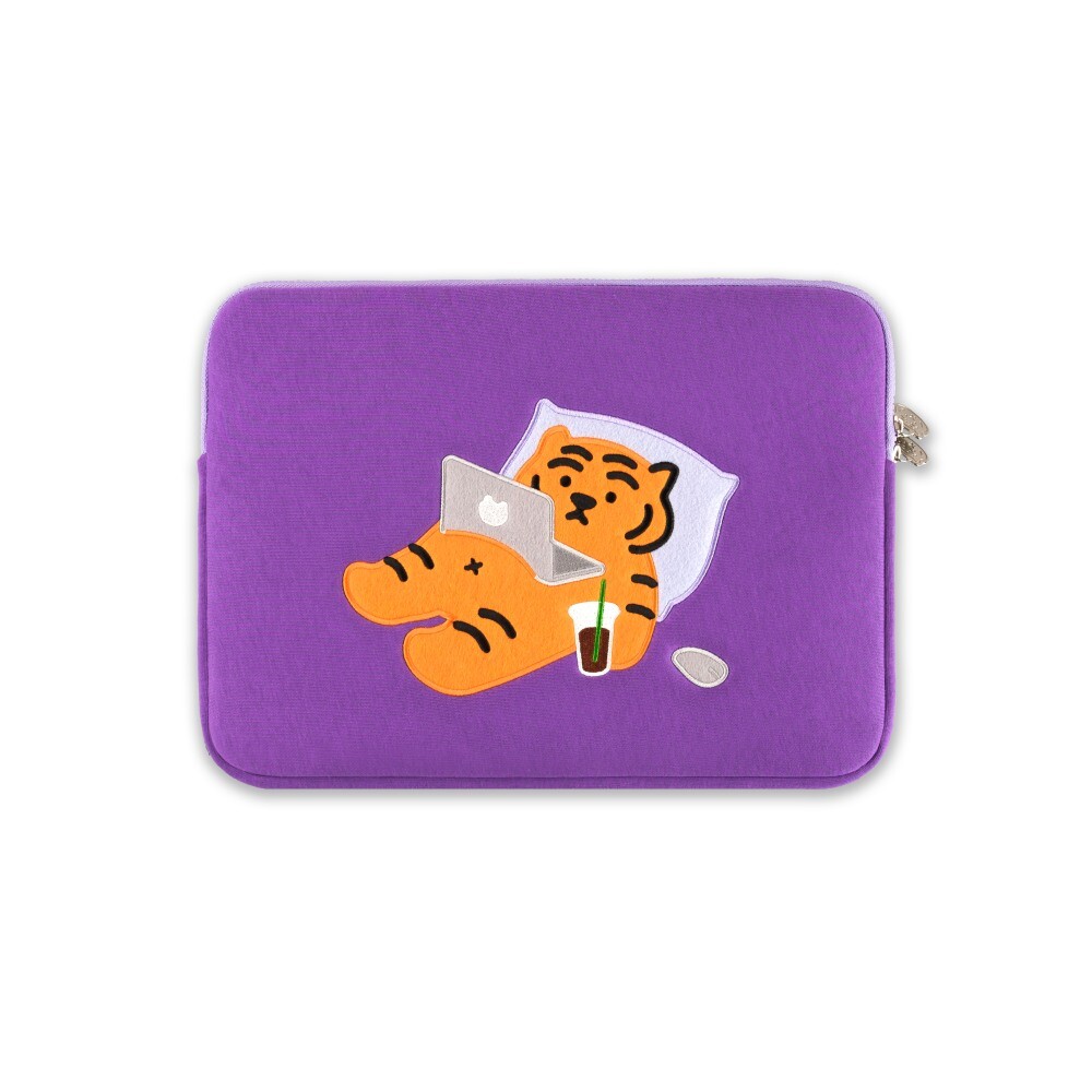 MUZIK TIGER] Stay home tiger Laptop / Tablet Pouch / 9.7-16inch