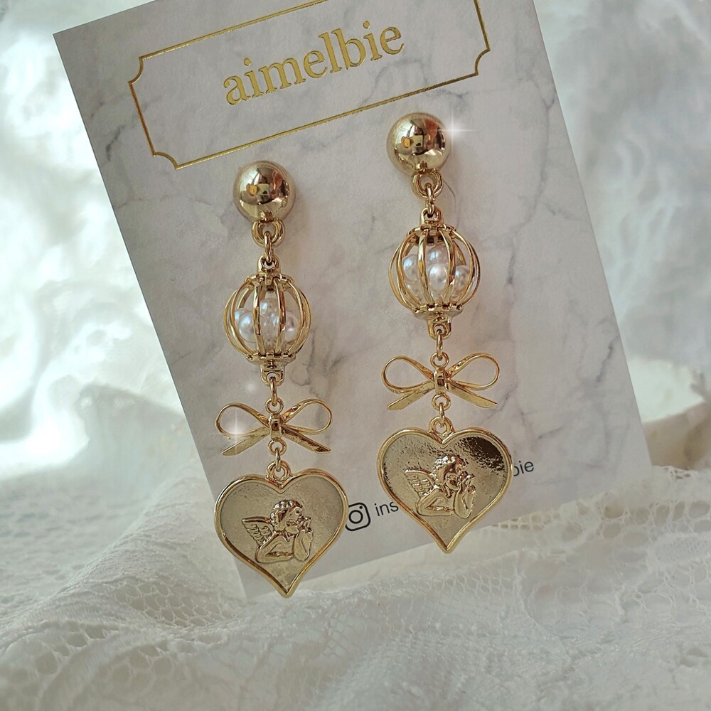 Royal Baby Angel Earrings