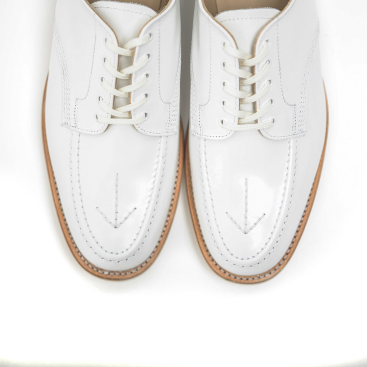 SANDERS Military Broad-Arrow Apron White