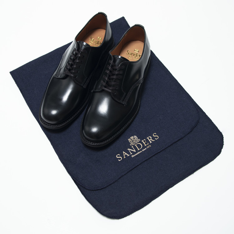 aToyR  Sanders MILITARY OFFICER SHOE Sanders】MILITRAY OFFICER SHOES BLACK – Blue Beach Denim