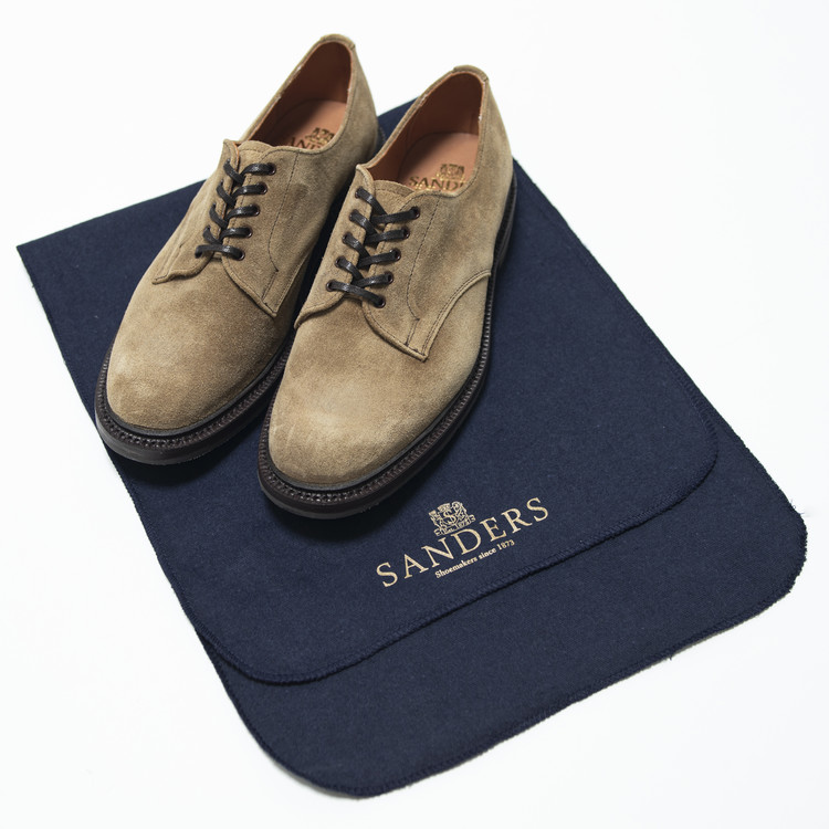 SANDERS Plain Toe Shoe Tan