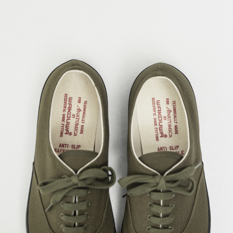 WAKOUWA Deck Shoes Low Olive