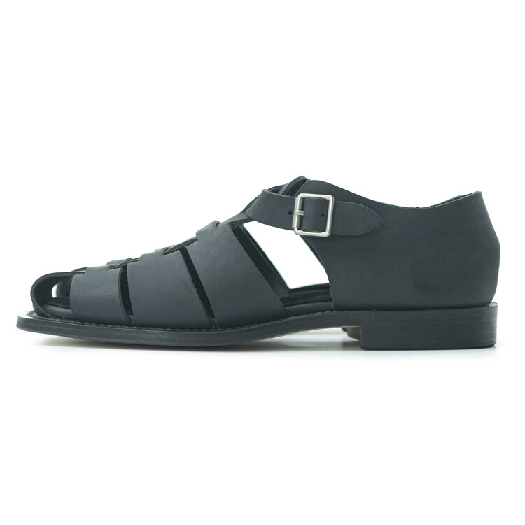 GURKHA SANDAL / BLACK | PHIGVEL(フィグベル) | SHOES