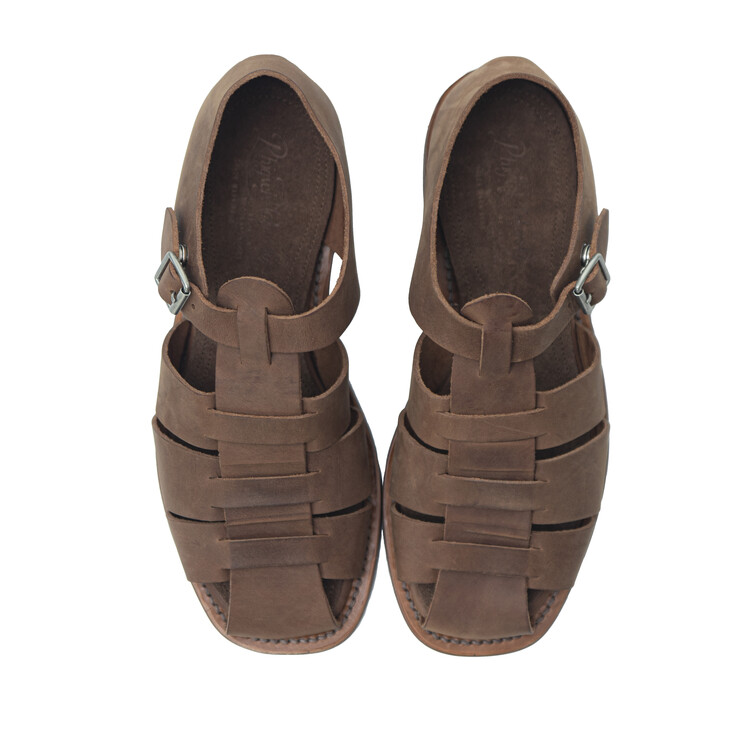 ポイントキャンペーン中 PHIGVEL GURKHA SANDAL ‐BROWN‐ フィグベル