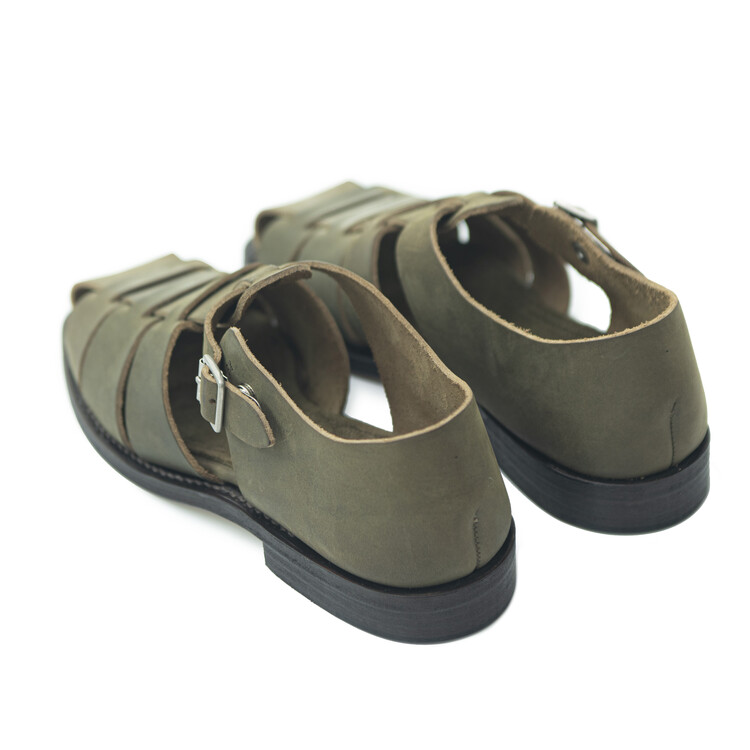 PHIGVEL Gurkha Sandal Olive Brown