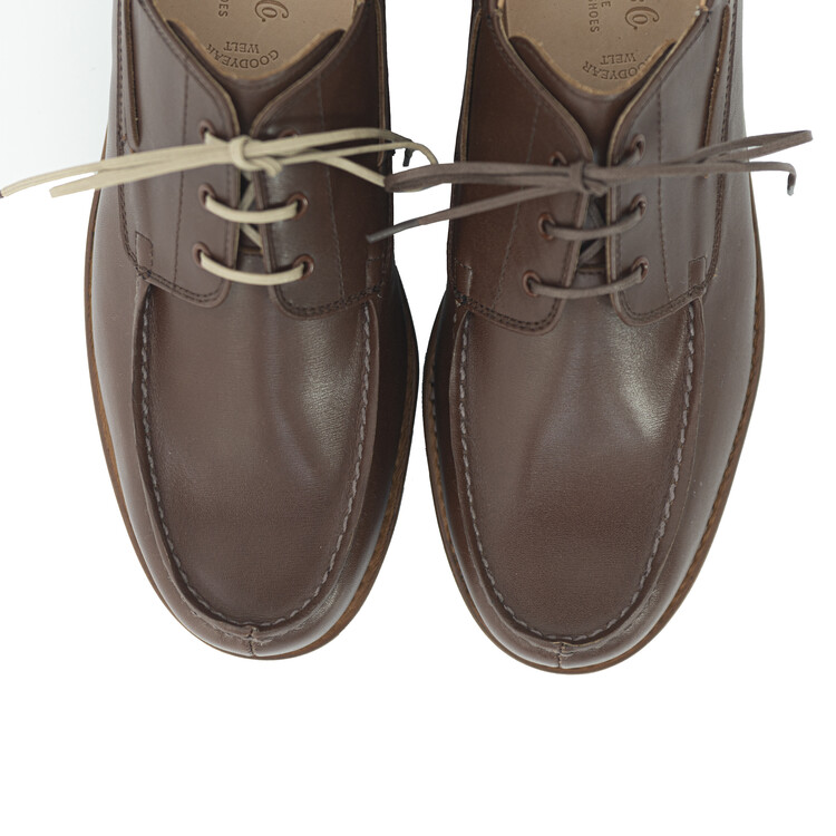 ピッグベル PHIGVEL Field Moccasin Boots Brown Field Moccasin