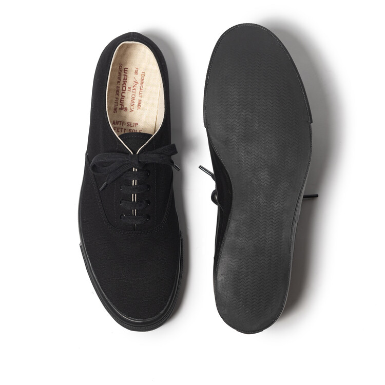 WAKOUWA Deck Shoes Low Black