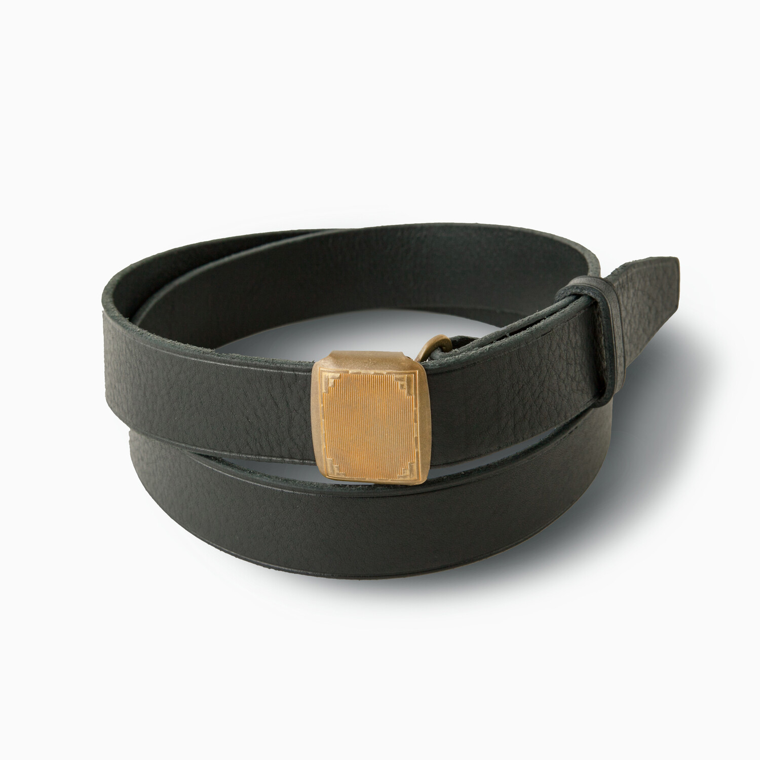 PHIGVEL Hickok Belt Black x Brass