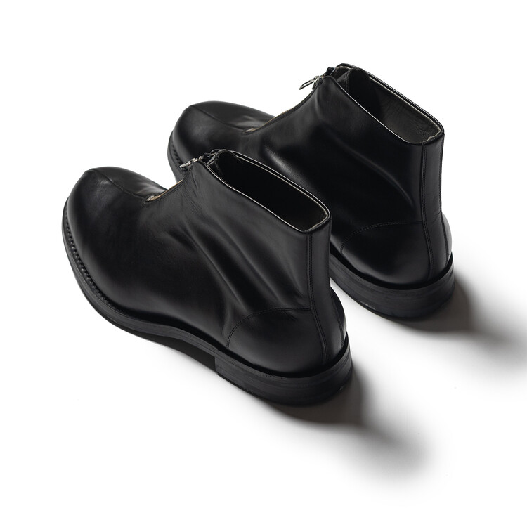 靴 PHIGVEL Aviator Zip Boots 7.5 LADY WHITE CO. PHIGVEL MAKERS AVIATOR ZIP BOOTS BLACK