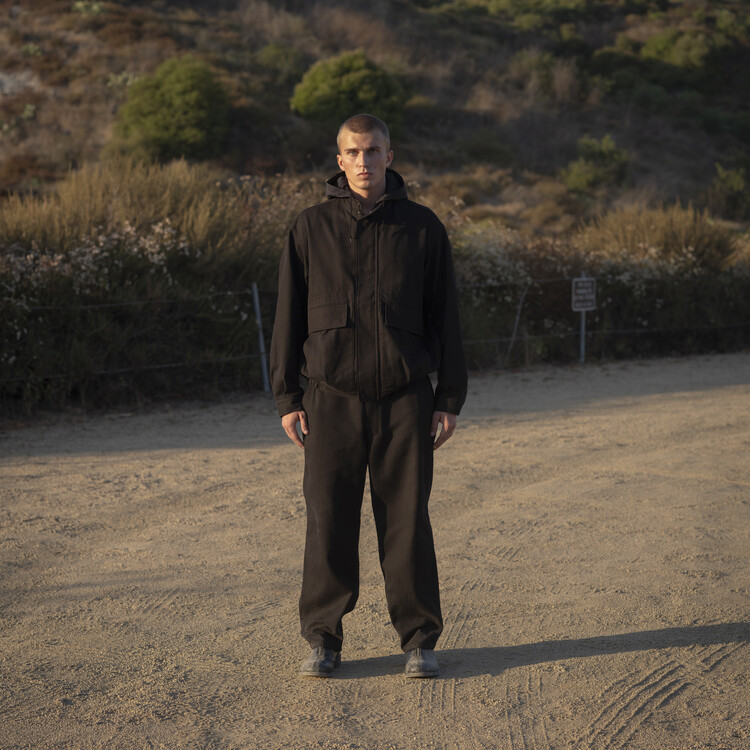 PHIGVEL - HOODED SPORTING BLOUSON - INK BLACK – anemoscope