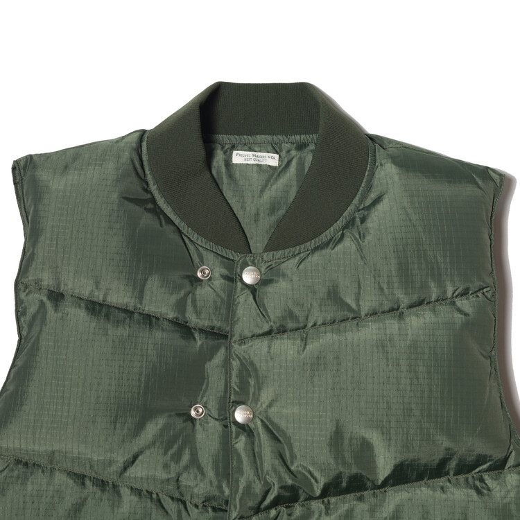 PHIGVEL Mountaineer Down Vest フィグベル PHIGVEL＞MOUNTAINEER DOWN VEST | MAKES ONLINE STORE