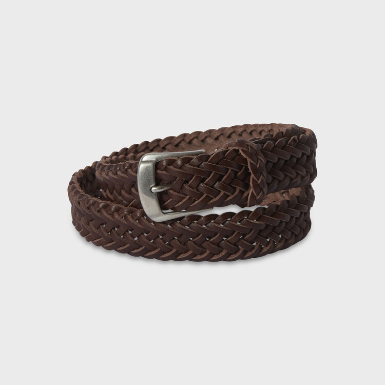 PHIGVEL Leather Mesh Belt
