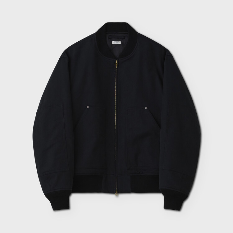 Duck Cloth Phigvel Workaday Blouson Work Painter Charcoal Ink 